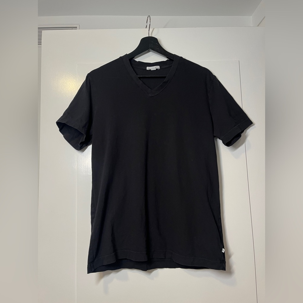 Black V-Neck T-Shirt
